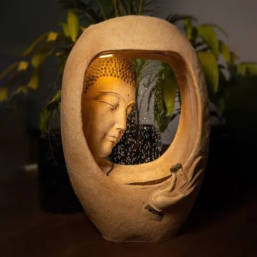 Buddha Shower Water Fountain (Beige)