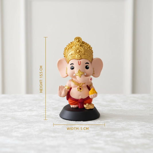 Ganesha with Mushak & Modak