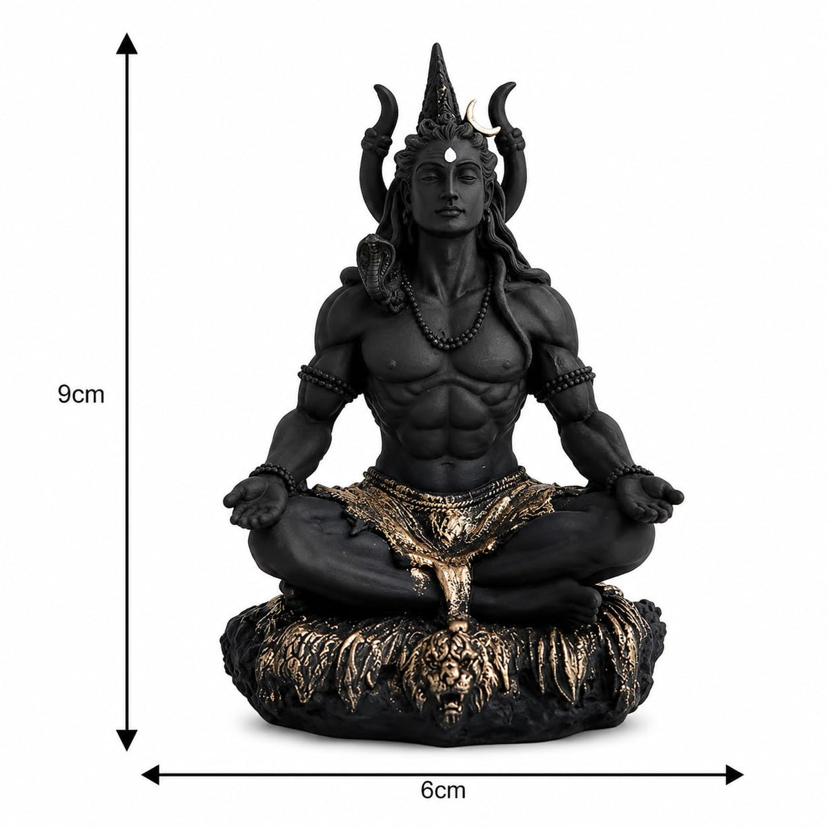 Shiva Idol | Black & Gold