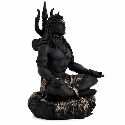 Shiva Idol | Black & Gold