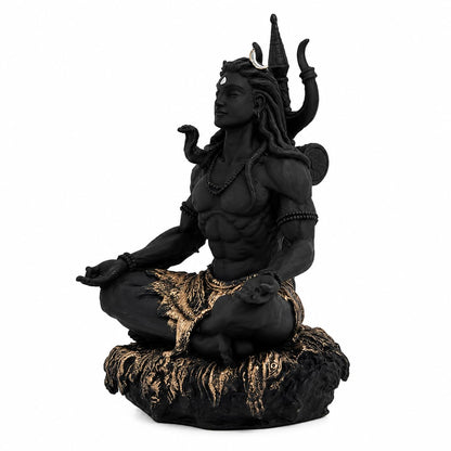 Shiva Idol | Black & Gold