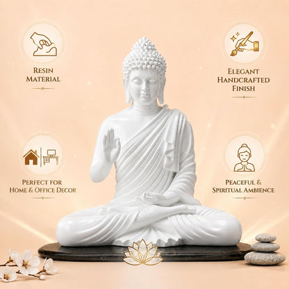 2 Feet Meditating Buddha