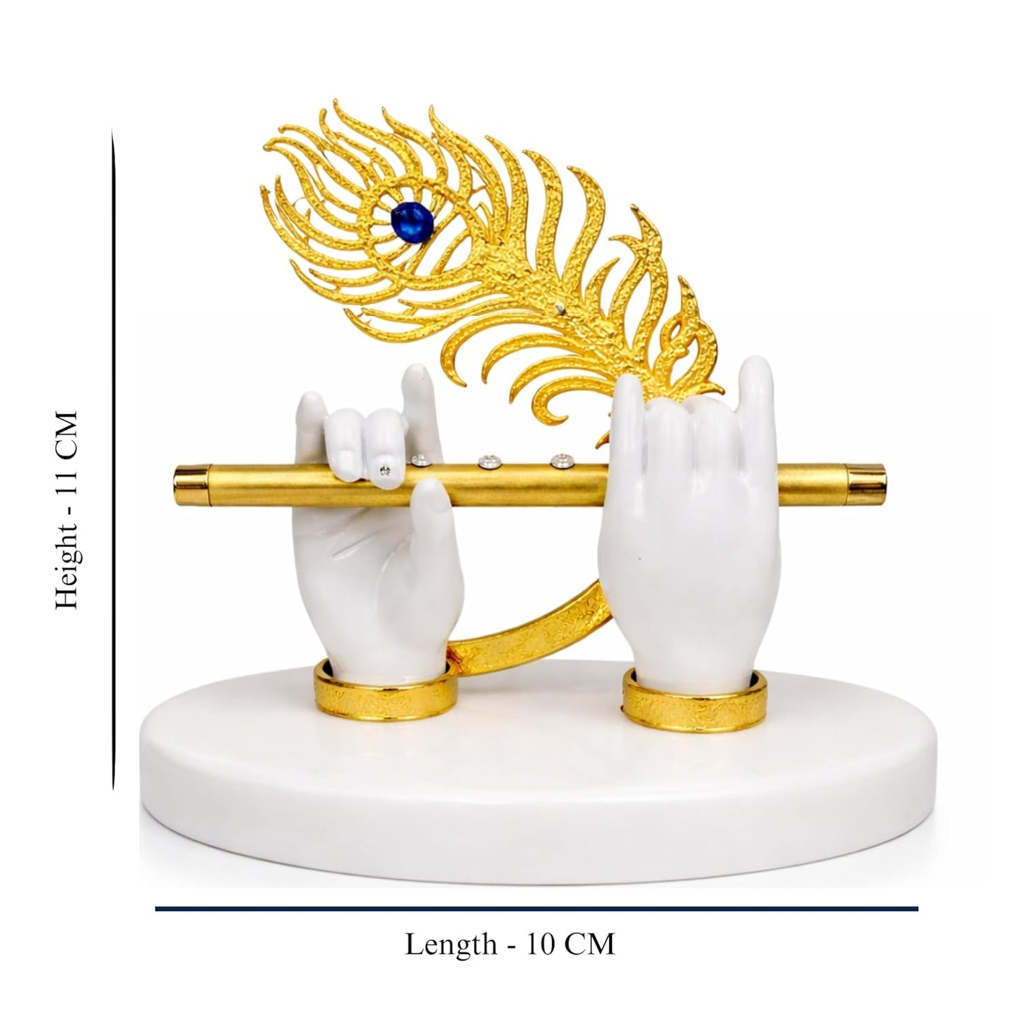 Lord Krishna's Divine Hands With Flute