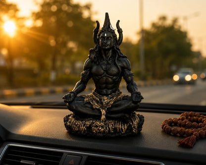 Shiva Idol | Black & Gold