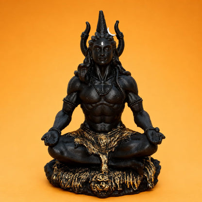 Shiva Idol | Black & Gold