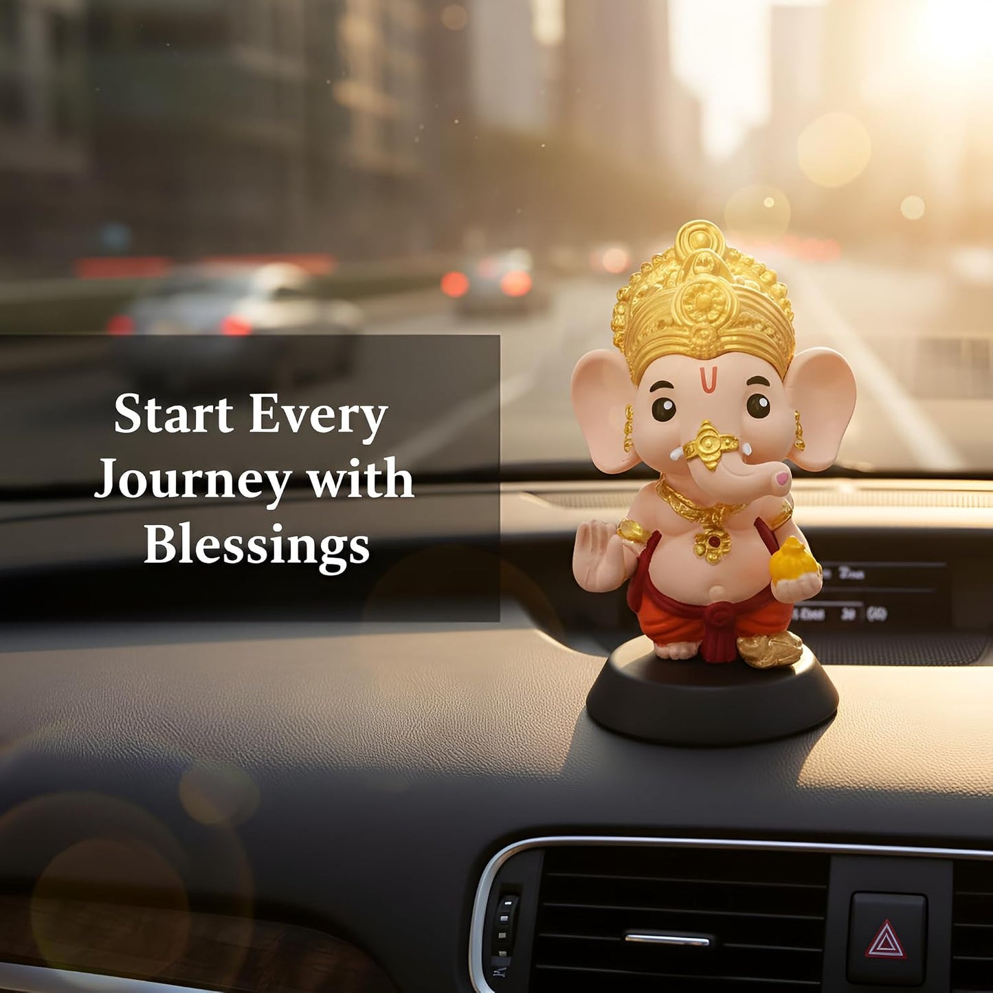 Ganesha with Mushak & Modak
