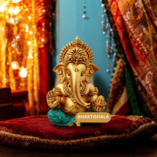 Lord Ganesha | Antique Gold