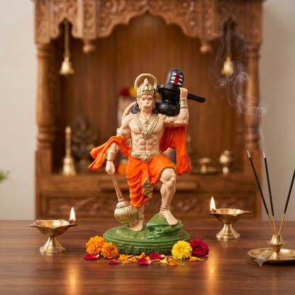 Lord Hanuman with Shivling | Natural