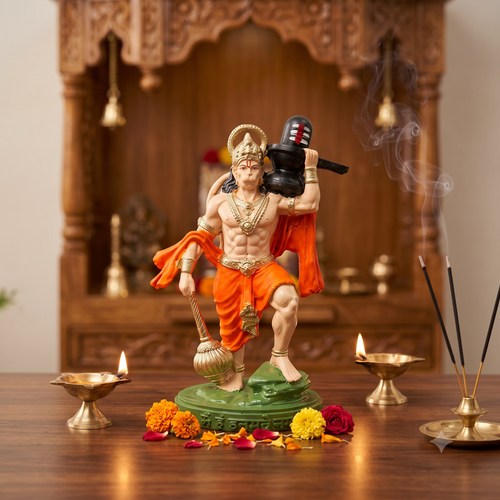Lord Hanuman with Shivling | Natural