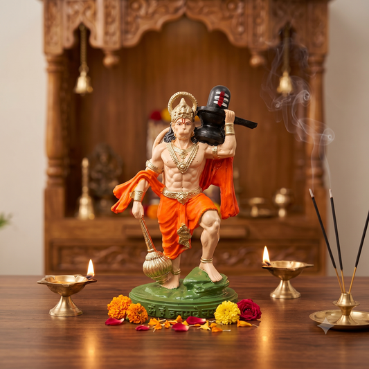 Lord Hanuman with Shivling | Natural