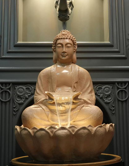 Kamal Buddha Indoor Water Fountain (Beige)