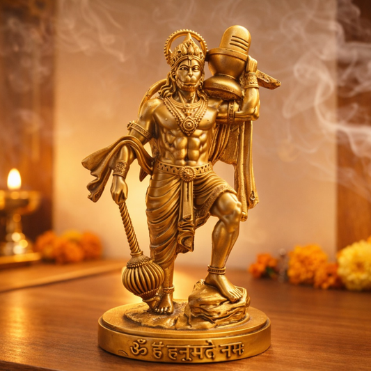 Divine Hanuman Ji with Shivling