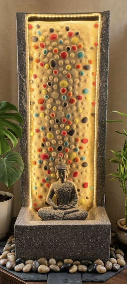 Meditating Buddha Water Fountain (3 feet)