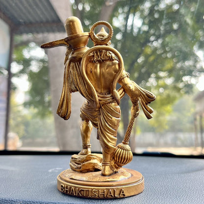 Divine Hanuman Ji with Shivling