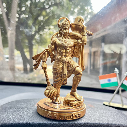 Divine Hanuman Ji with Shivling